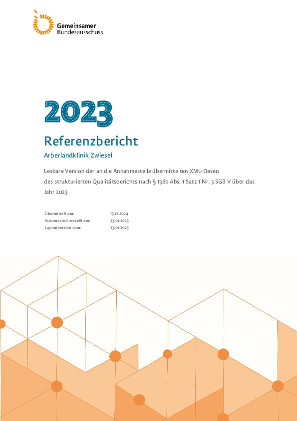 Strukturierter Qualitätsbericht Arberlandklinik Zwiesel 2023